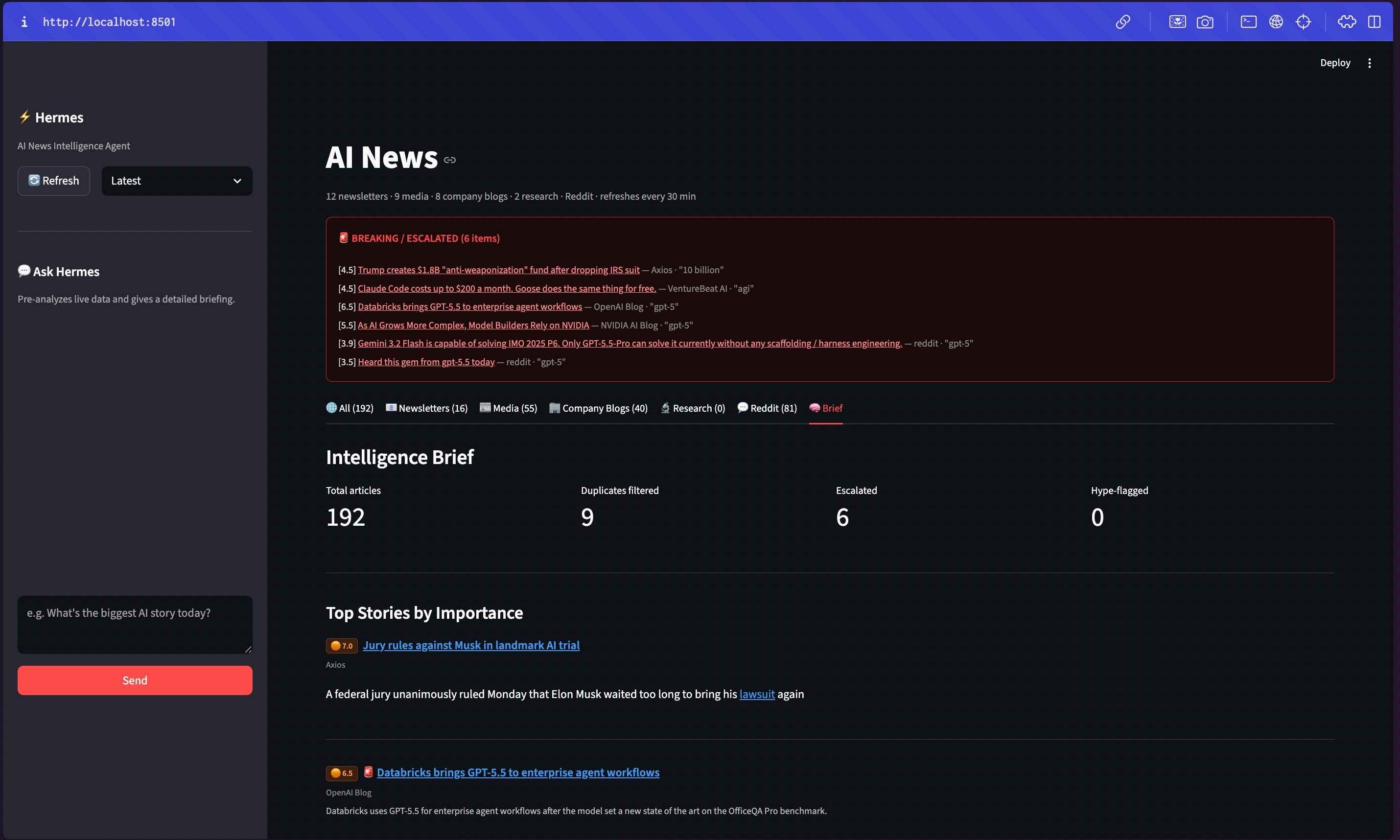 MCP AI News Aggregator