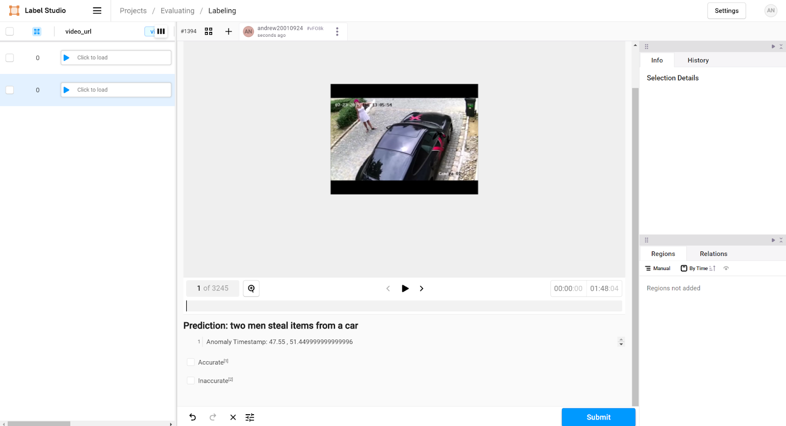 ML Assisted Crime Video Captioning Tool