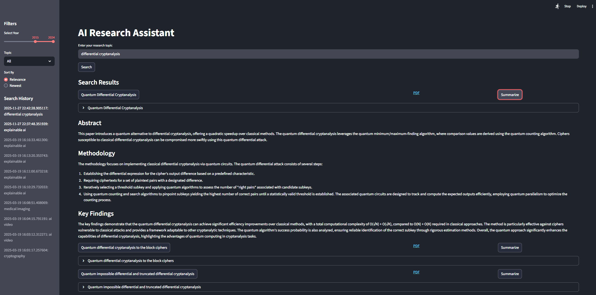 AI Research Assistant